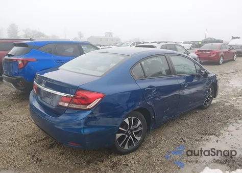 2014 Honda Civic Ex z USA, uszkodzony, nr VIN 19XFB2F81EE030877